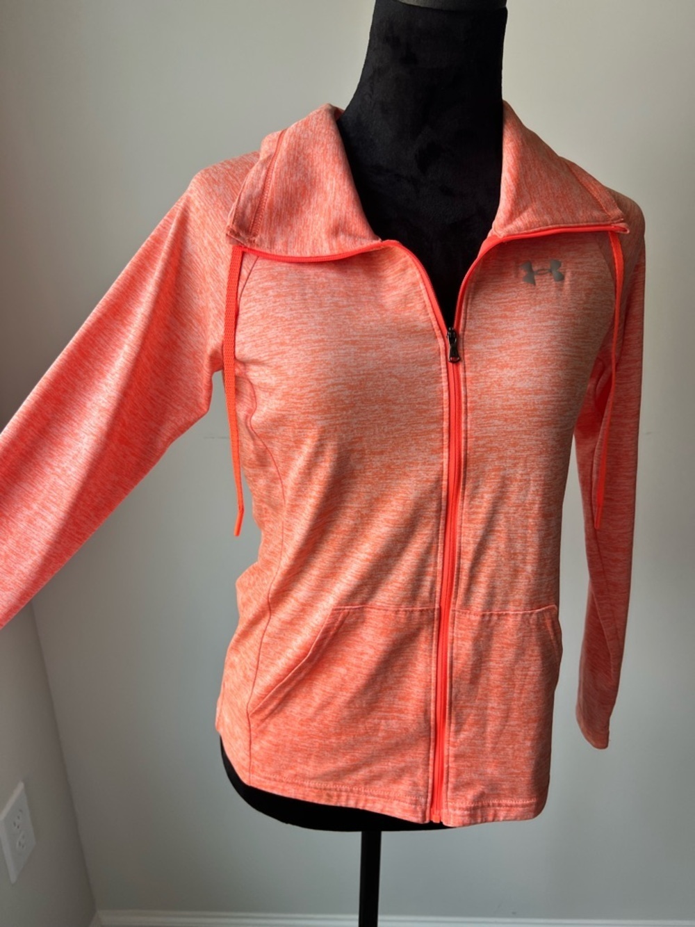 Under Armour Orange Full-zip HEATGEAR jacket - XS - Picture 2 of 12
